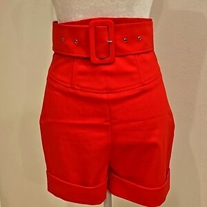 New La Perla retro belted shorts